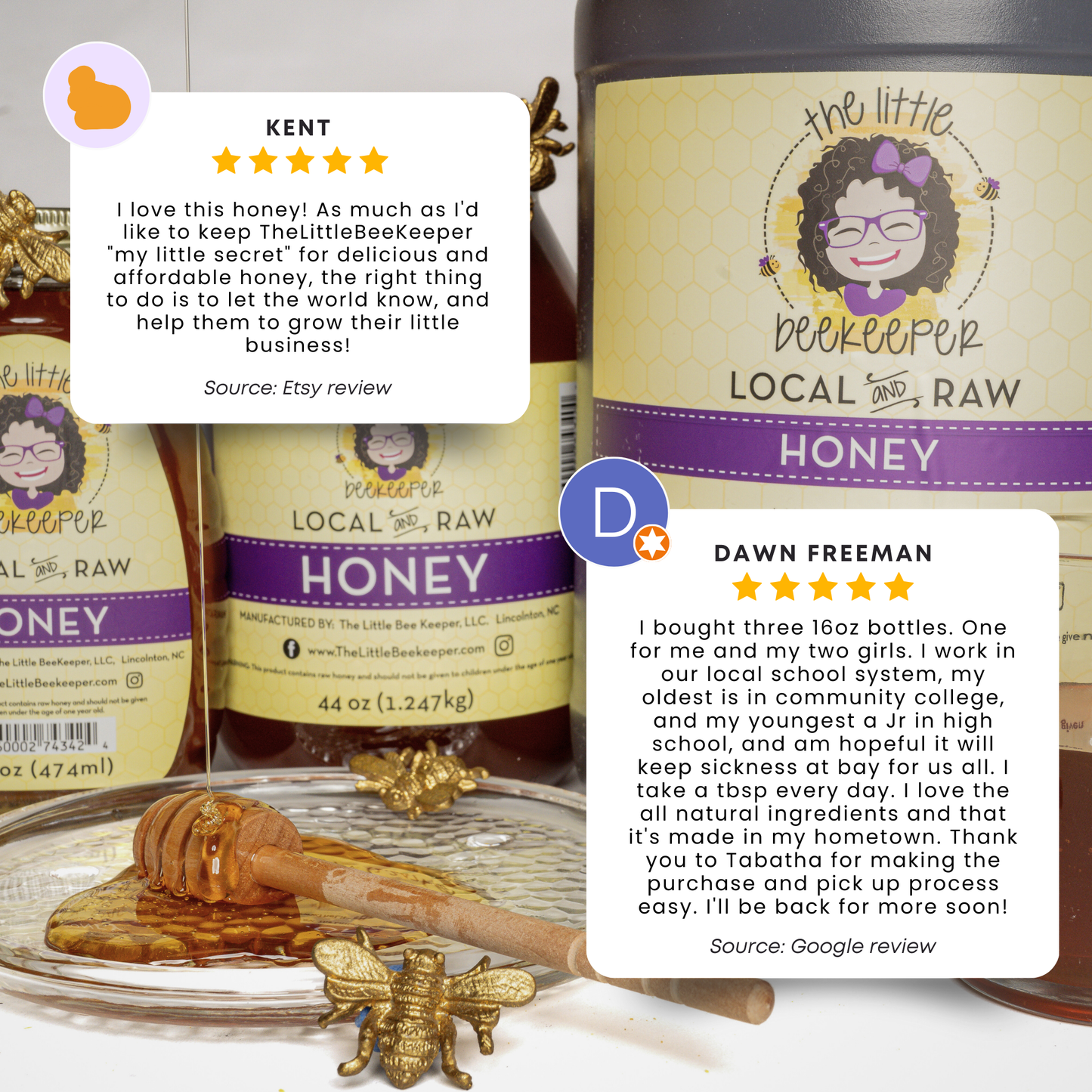 5 gallons - Local, Pure, and Raw Wildflower Honey