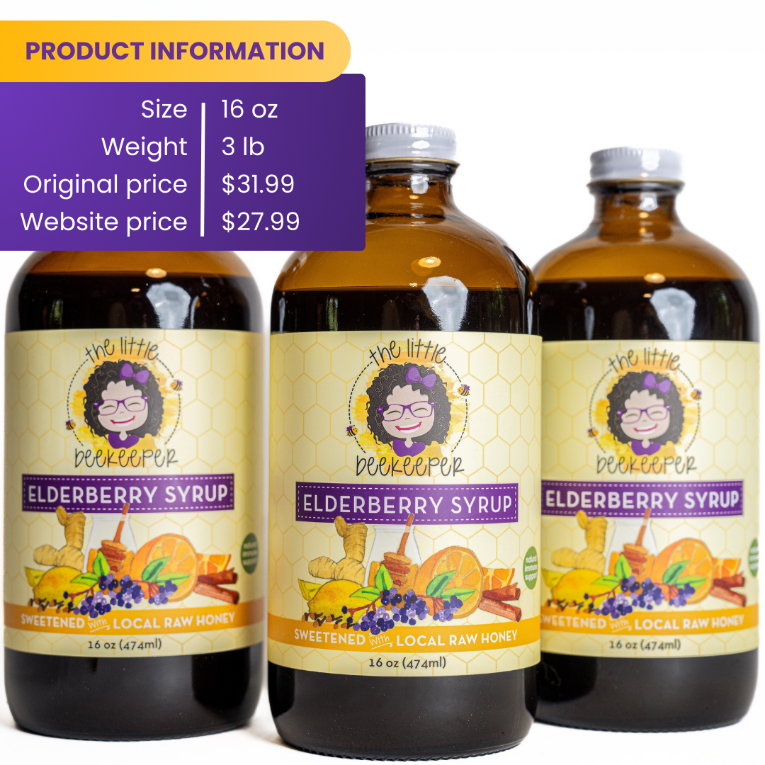 16oz - Premium Elderberry Syrup