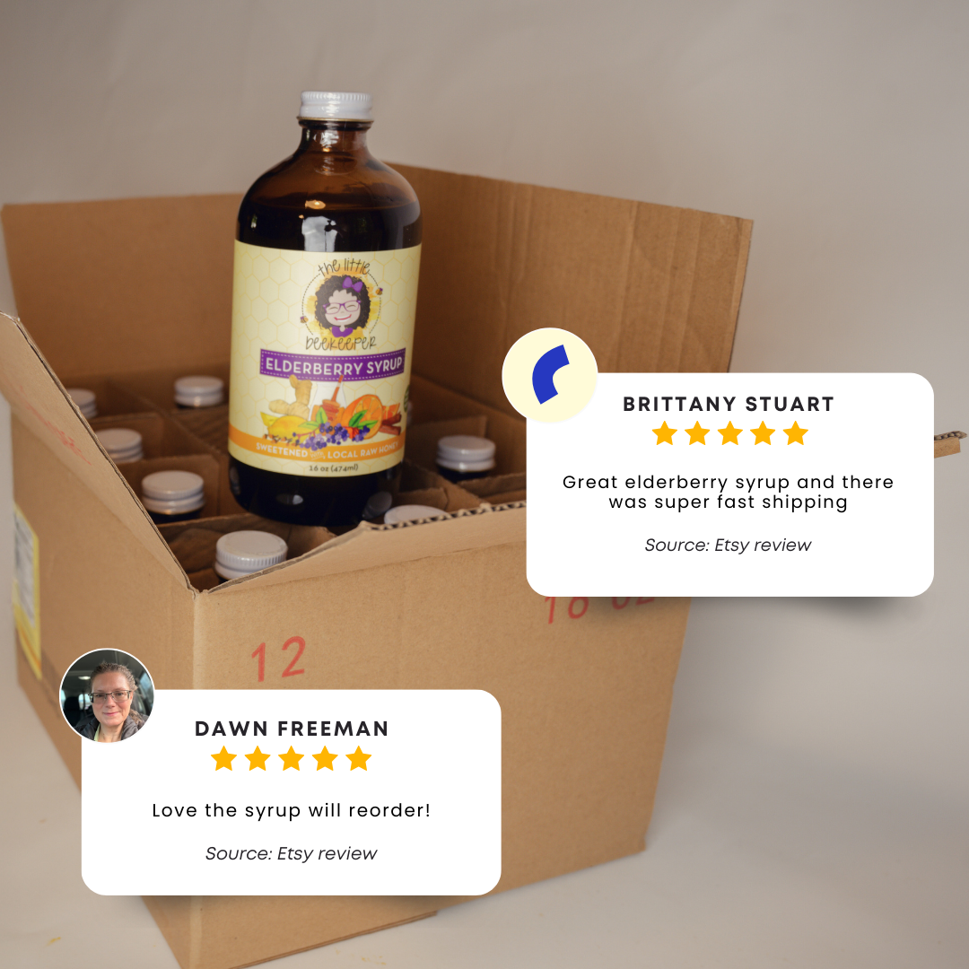 16oz - Premium Elderberry Syrup