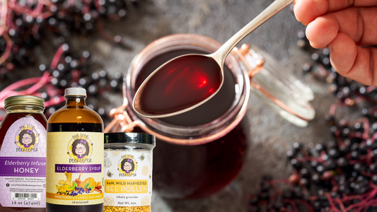 Why Elderberry Honey, Syrup, and Bee Pollen Should Be Your Go-To Wellness Boosters