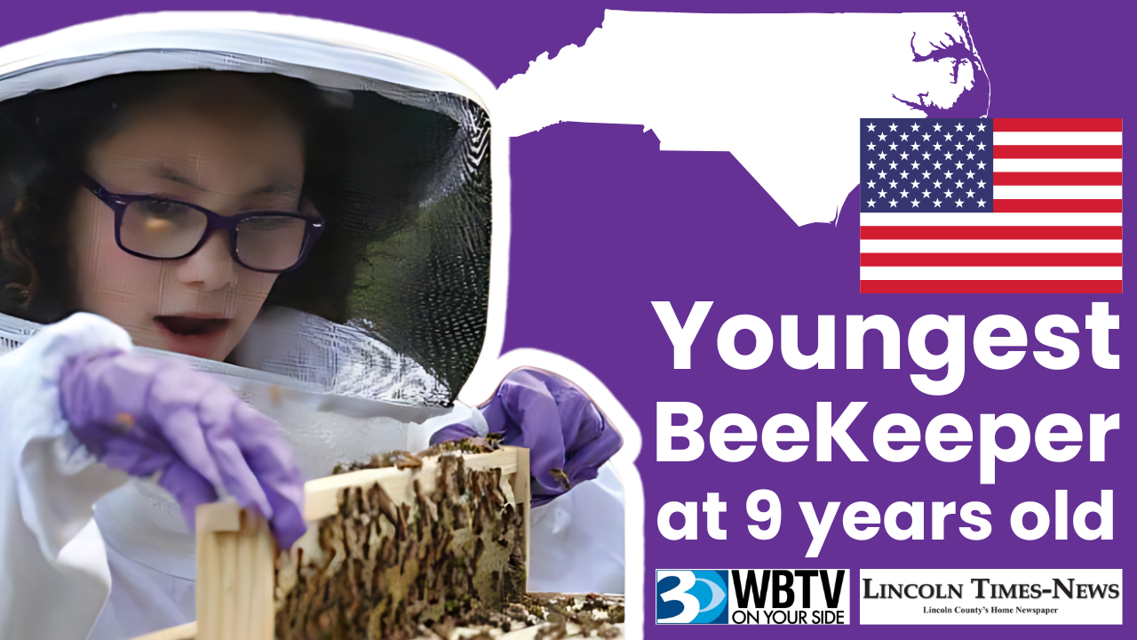 Load video: How a 9 Year Old Became North Carolina’s Youngest Certified Beekeeper